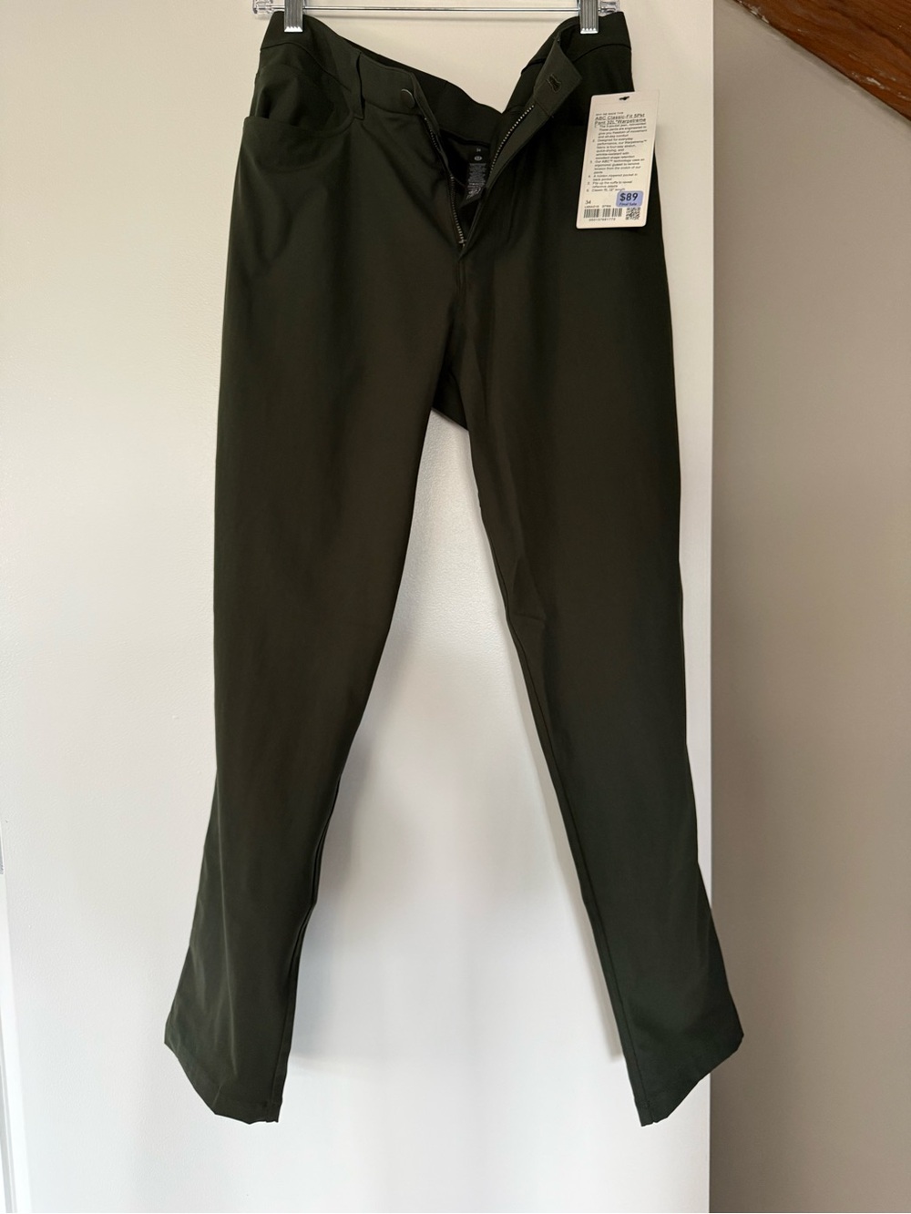 lululemon athletica Dark Olive Stretch Chinos